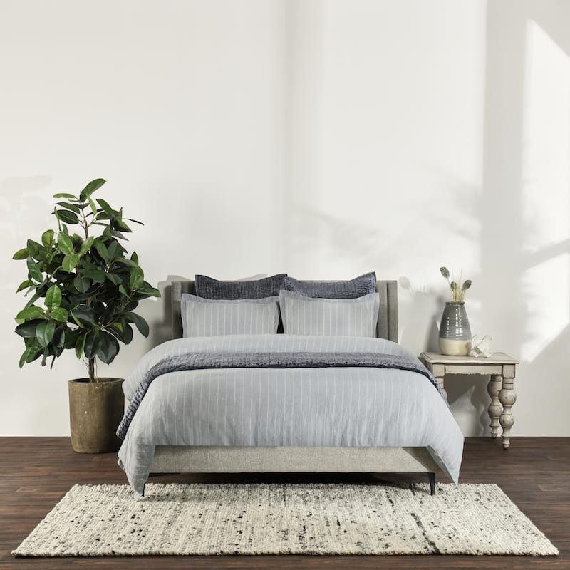 Kingston 100% Linen Natural Duvet Cover by Kosas Home