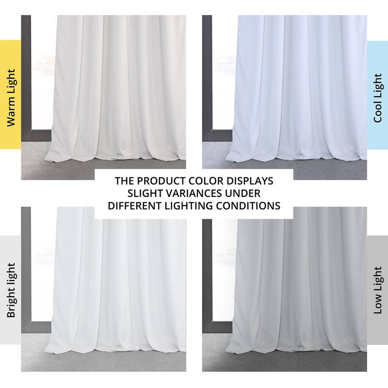 Exclusive Fabrics Signature Pleated Blackout Velvet Curtain (1 Panel)