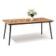 preview thumbnail 35 of 35, Pellebant Outdoor Aluminum Rectangular Dining Table
