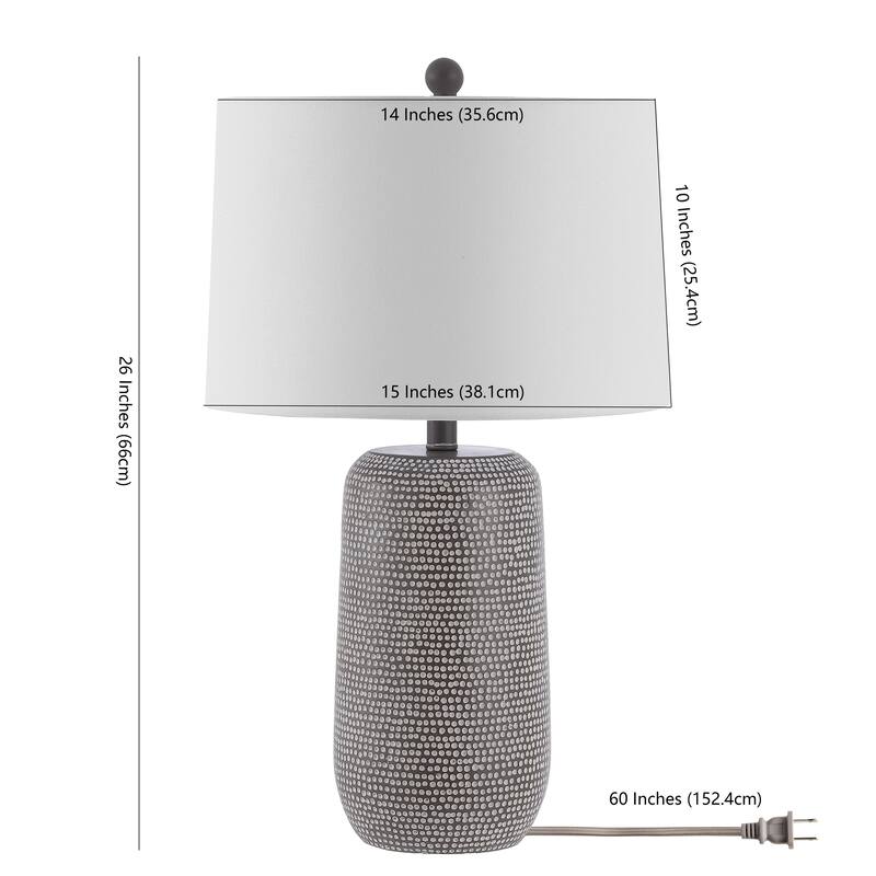 SAFAVIEH Lighting Celvin 26-inch LED Table Lamp - 15" W x 15" L x 26" H