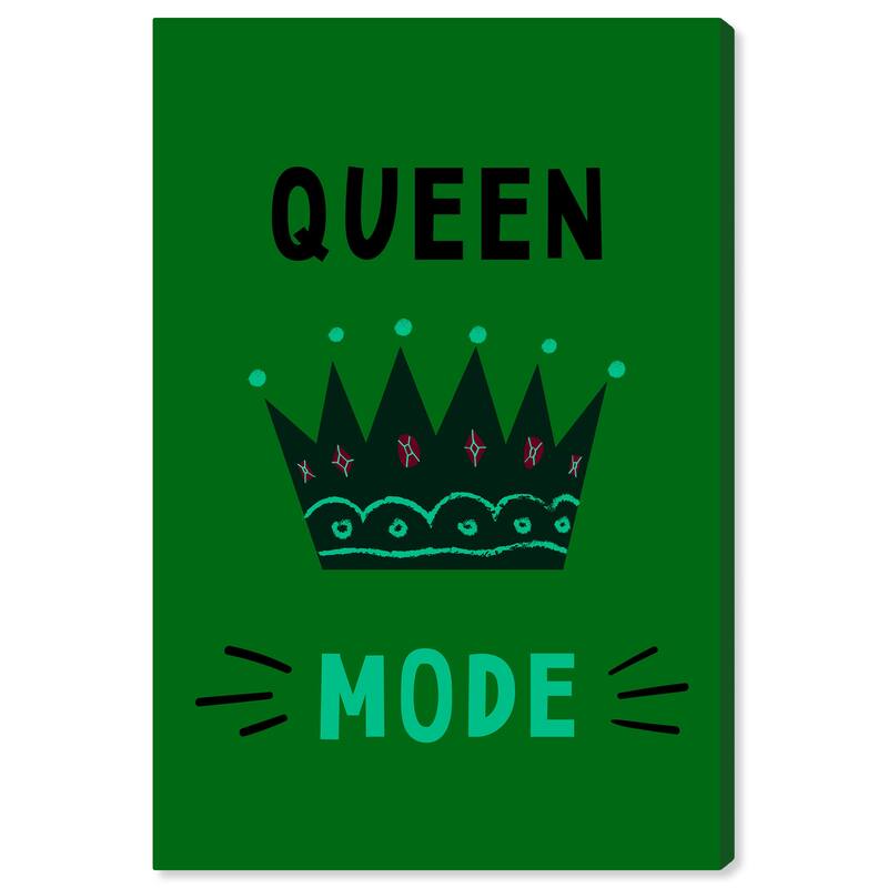 Wynwood Studio Canvas Fashion and Glam Queen Mode Pink and Modern & Contemporary Wall Art Canvas Print