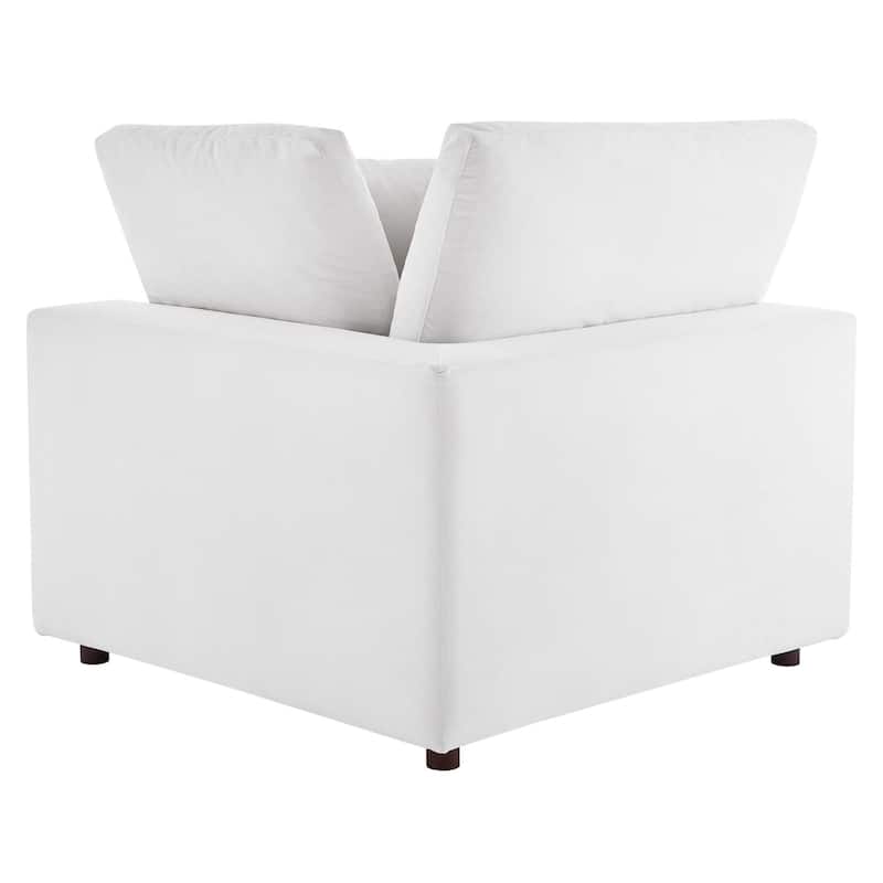 Commix Down Filled Overstuffed Velvet 6-Piece Sectional Sofa