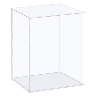 Display Case Box Acrylic Box Transparent Showcase 36x36x41cm for Collectibles