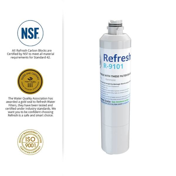 Shop Replacement Water Filter For Samsung Rf28hfedbsg Aa Refrigerator Water Filter By Refresh White Overstock 21455327