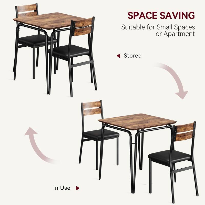 Small Dining Table Set for 2