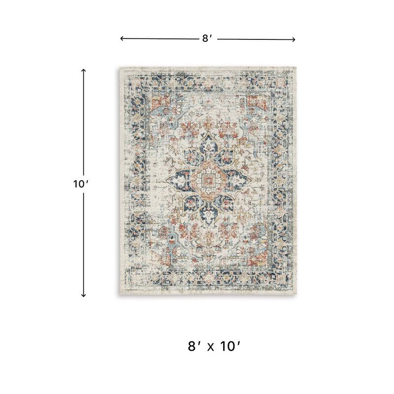 Signature Design by Ashley Jarrpage Green/Orange/Beige Rug