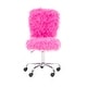 preview thumbnail 9 of 52, Clara Faux Fur Armless Office Chair