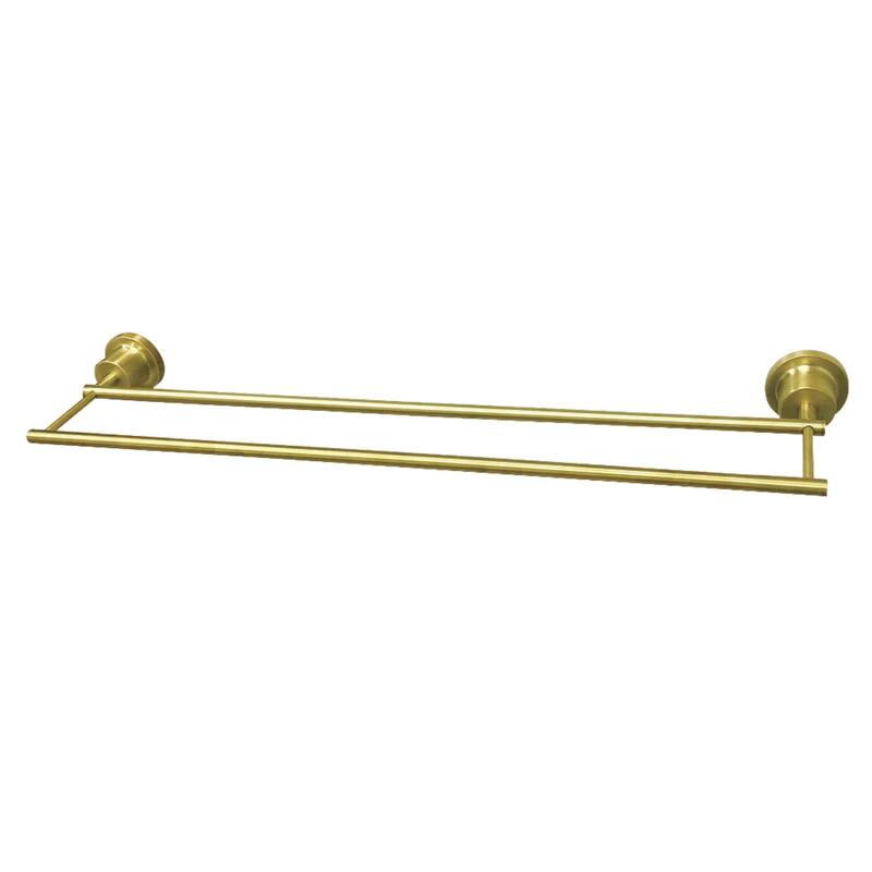Kingston Brass Concord 18-Inch Double Towel Bar - Brushed Brass