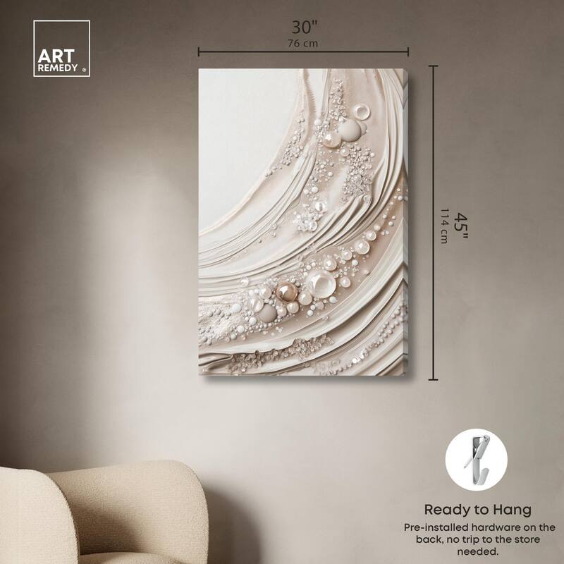 Chromatic Concretions II Canvas by Art Remedy, Gallery Wrapped