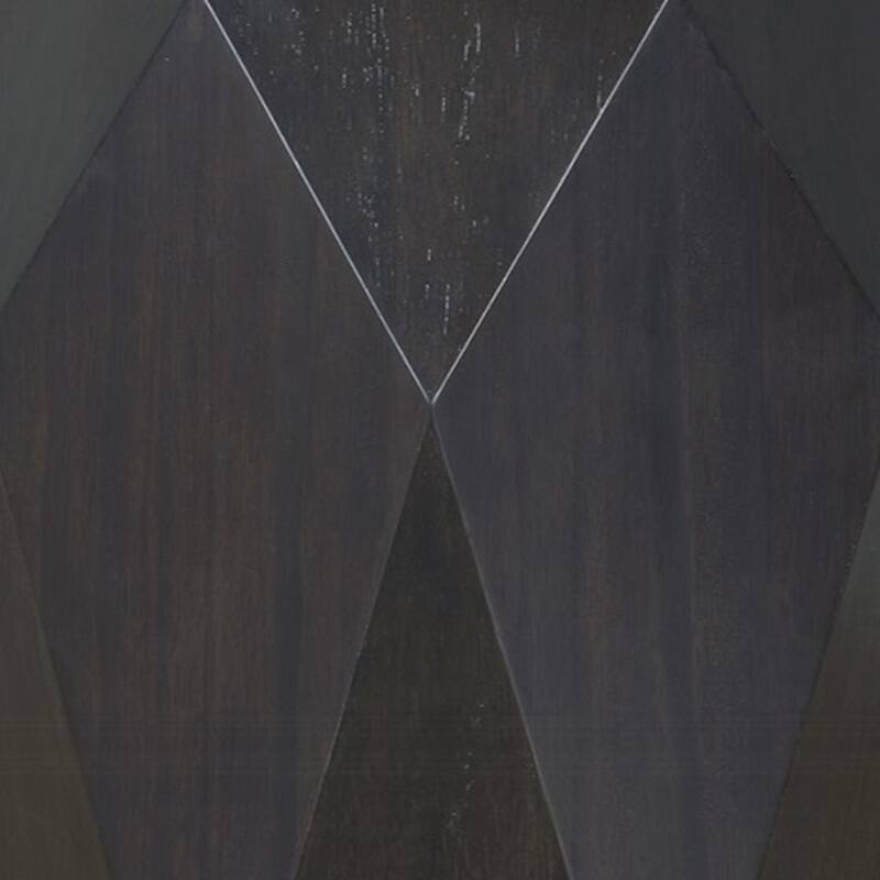 Wooden End Table with Diamond Shape