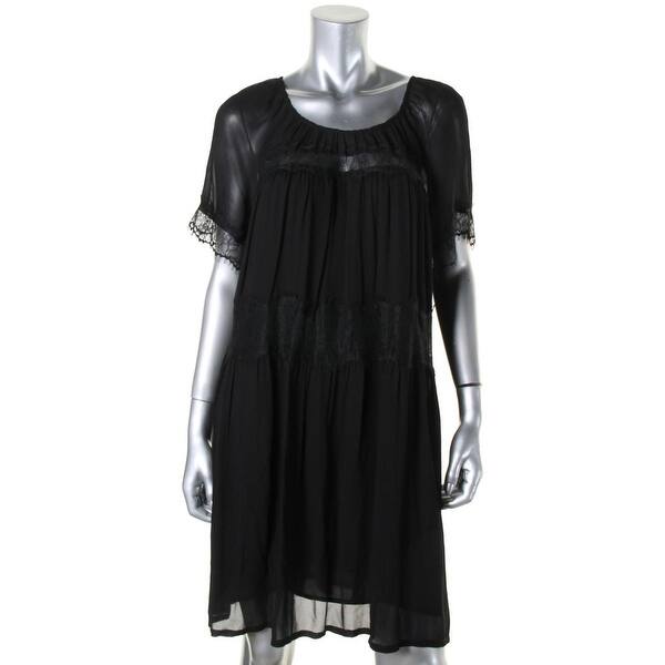 Shop French Connection Womens Casual Dress Tent Sheer Free