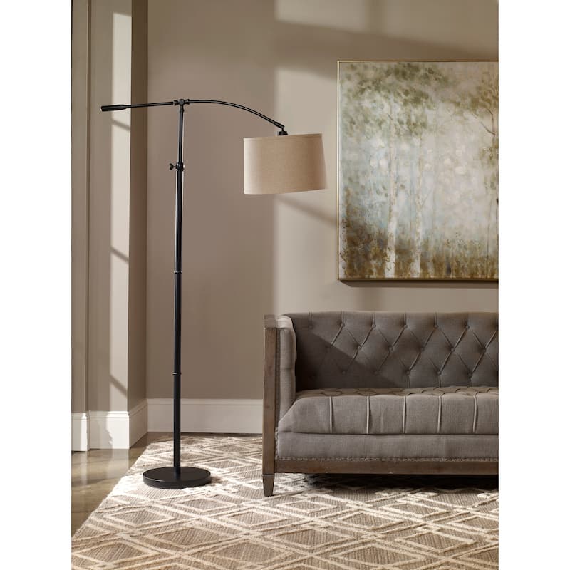 The Gray Barn Oil Rubbed Bronze Adjustable Metal Floor Lamp
