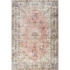 preview thumbnail 32 of 36, Nuloom Teja SplashGuard Persian Medallion Machine Washable Area Rug