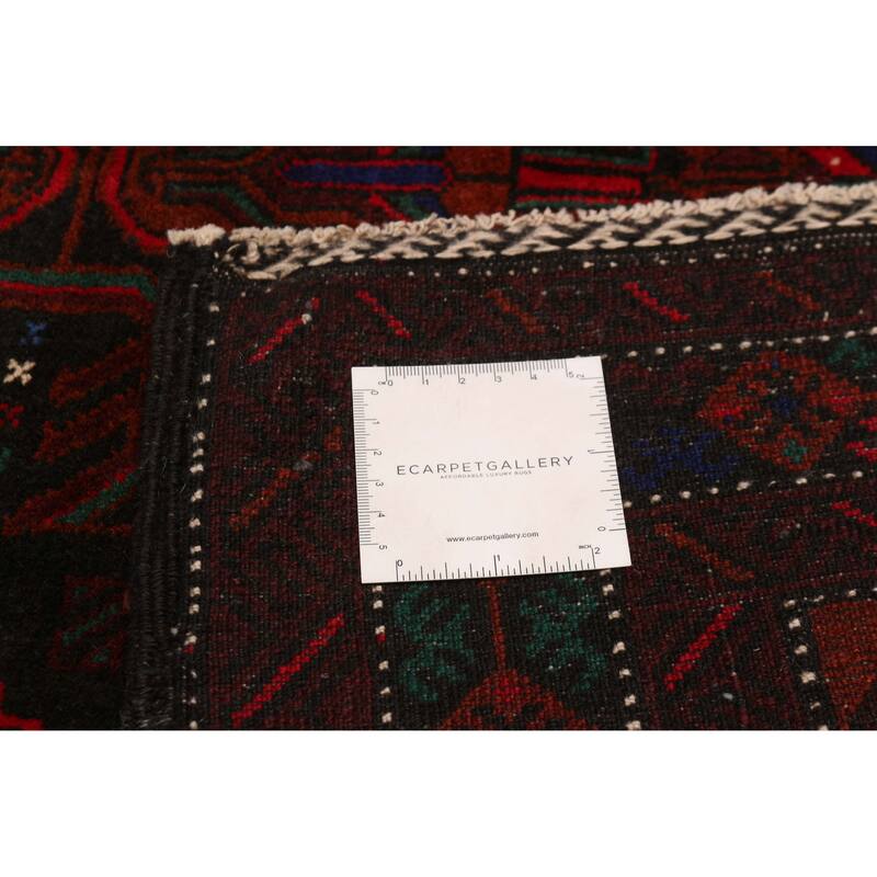 Teimani Black, Copper Rug 4'1" x 6'11" - 4'1 x 6'11