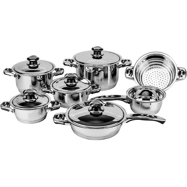 Magefesa Ecotherm Dietetic Stainless Steel 12-piece Cookware Set