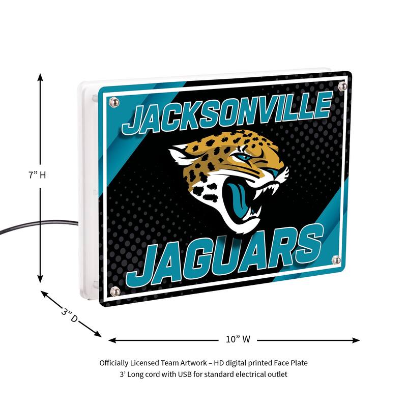Jacksonville Jaguars LED Lighted Sign