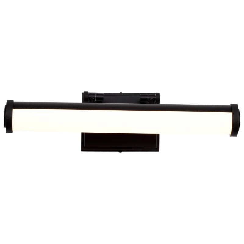 Cora 18 Inch LED Vanity 3 CCT Selectable Black Finish Acrylic Lens