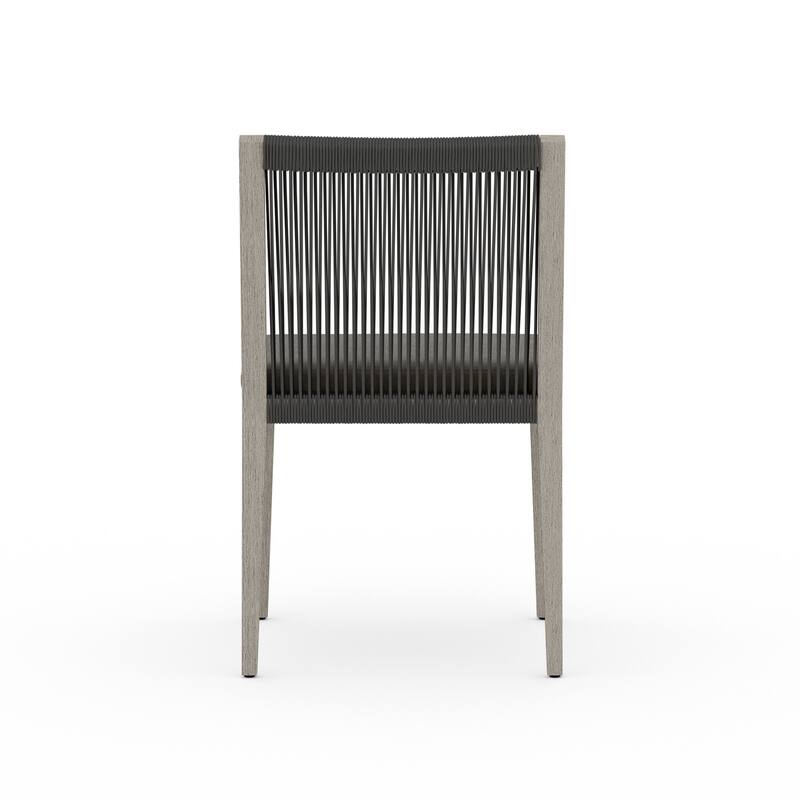 Atwood Outdoor Dining Chair-Weathered Grey-FSC