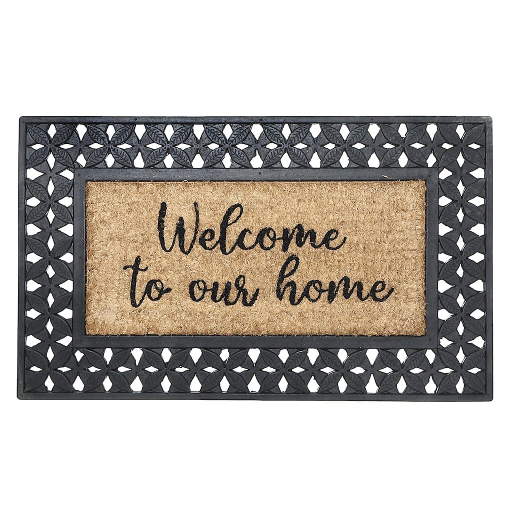 IH Casa Decor Rubber & Coir Mat Welcome To Our Home