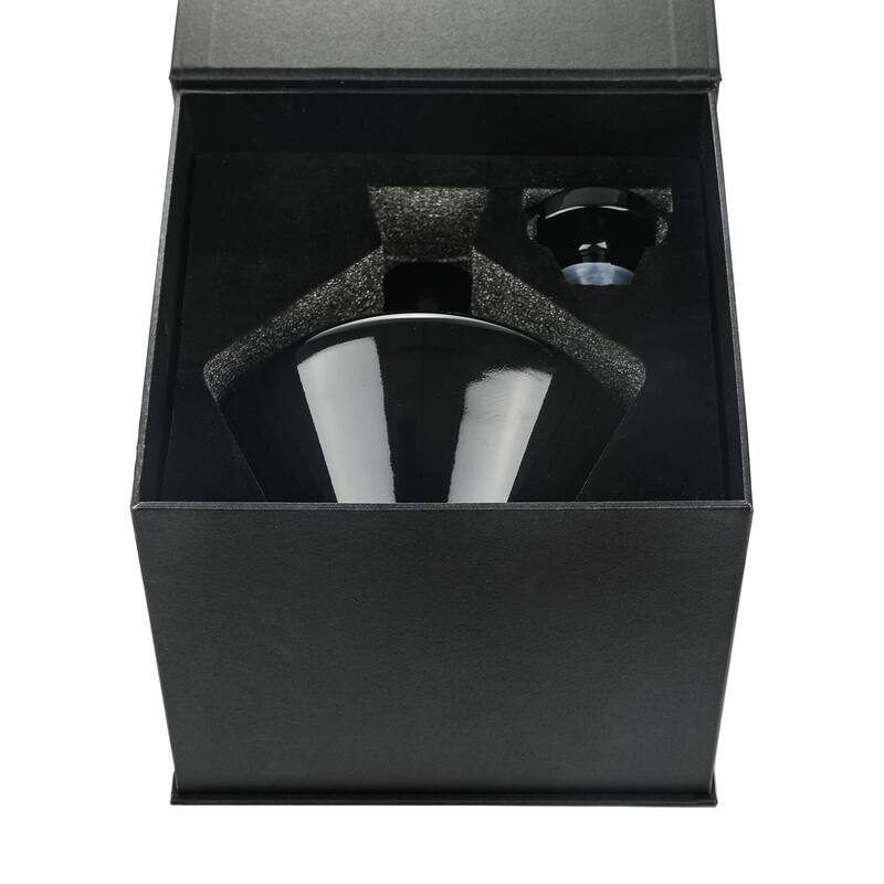 Bruno Magli Whiskey Decanter with Stopper - 49 oz