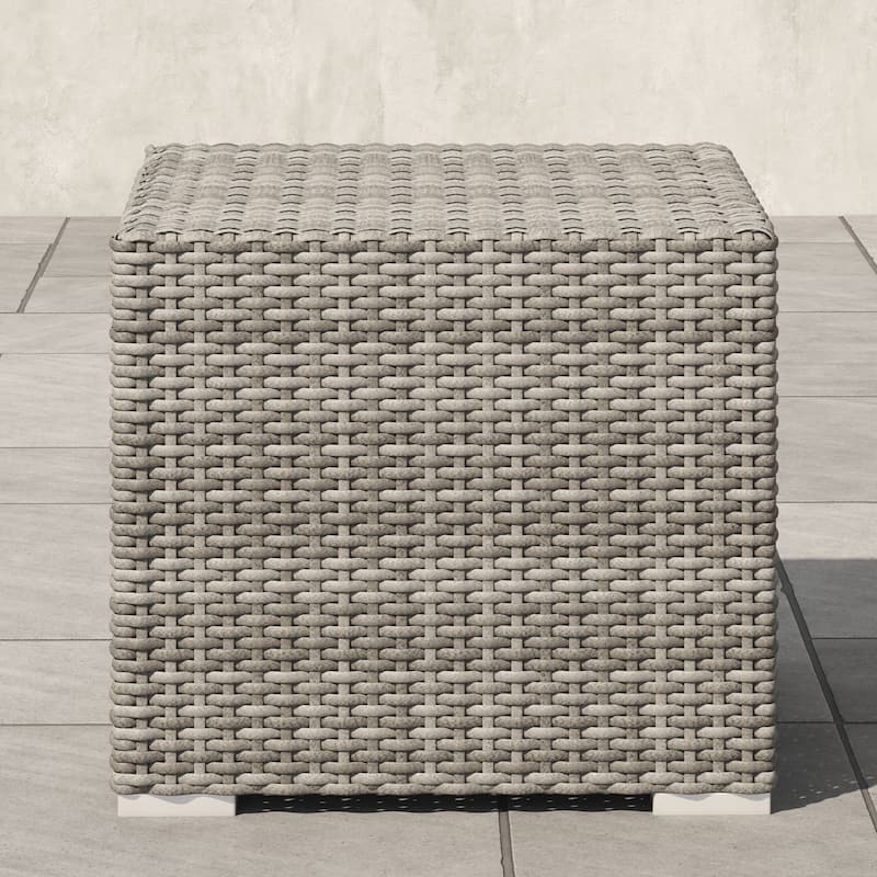 Corvus 8-piece Aluminum Wicker Patio Sectional Conversation Set