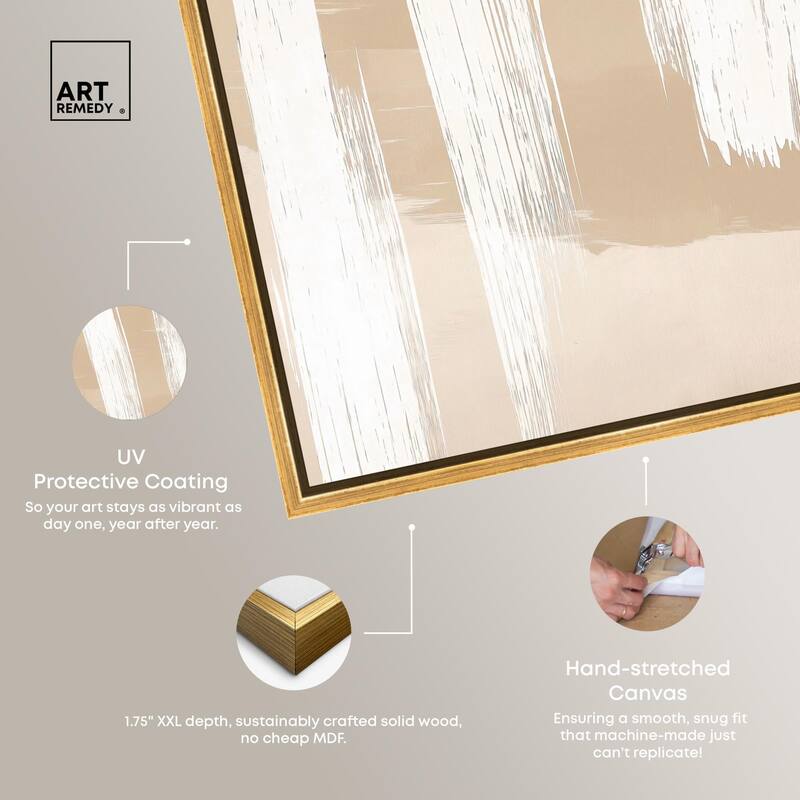Gestural Grains I Canvas by Art Remedy