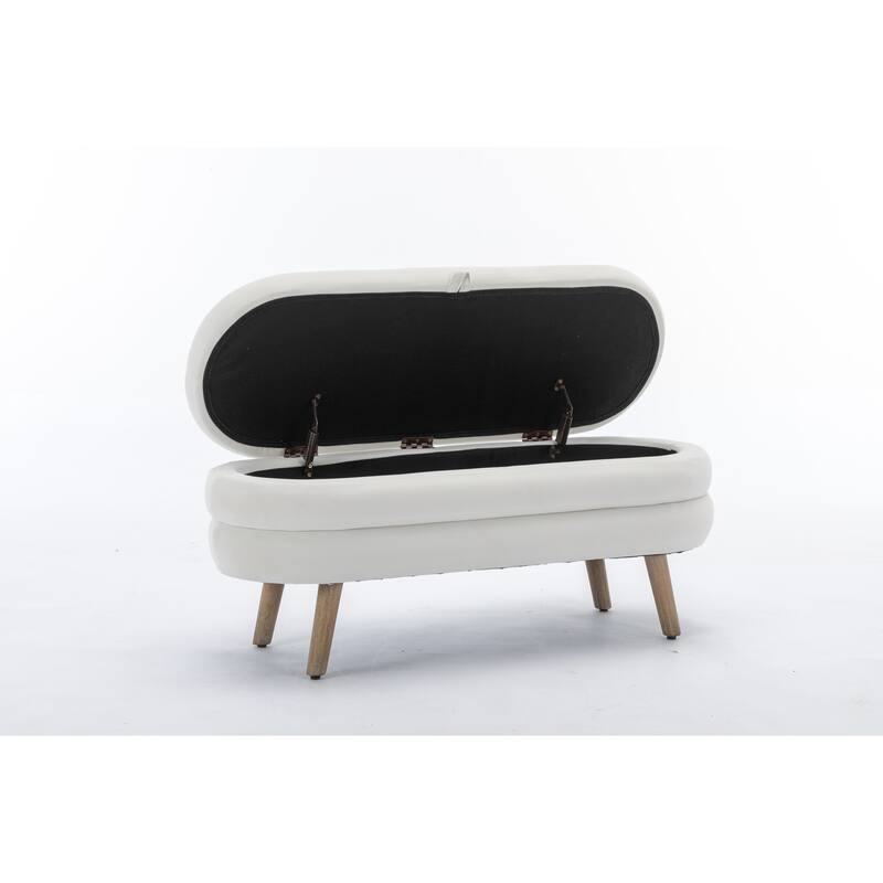 Storage Bench Bedroom Bench With Wood Legs