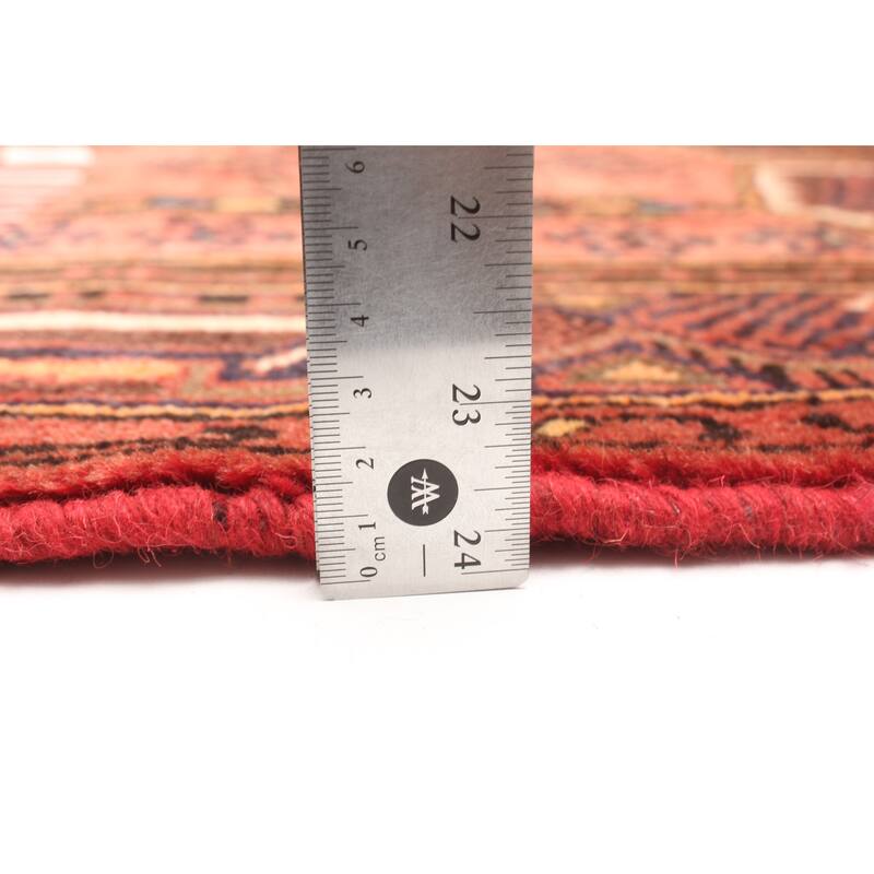 ECARPETGALLERY Hand-knotted Andelz Red Wool Rug - 4'2 x 6'4