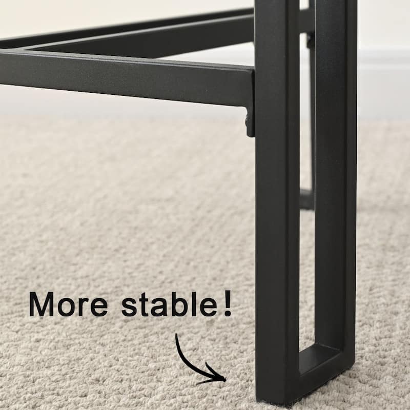 Boucle Upholstered Counter Stool with Arms(Set of 2)