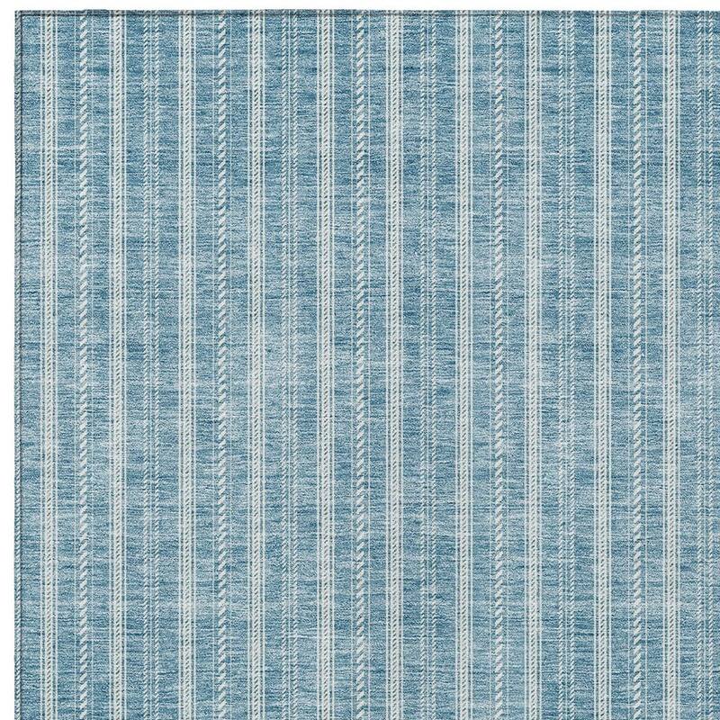 HomeRoots Striped Transitional Rectangle Outdoor Rug