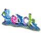 Puzzled Jumping Resin Dolphin Beach Sign Dolphin Cove Sculpture - 11.25 ...