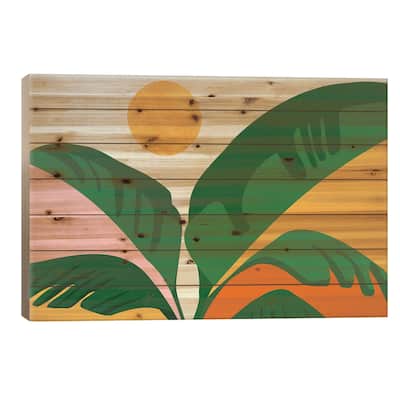 Things Are Looking Up Print On Wood by Modern Tropical - Multi-Color