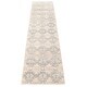 preview thumbnail 3 of 7, ECARPETGALLERY Hand-knotted Mystique Light Grey Wool Rug - 2' 7" x 11' 11"