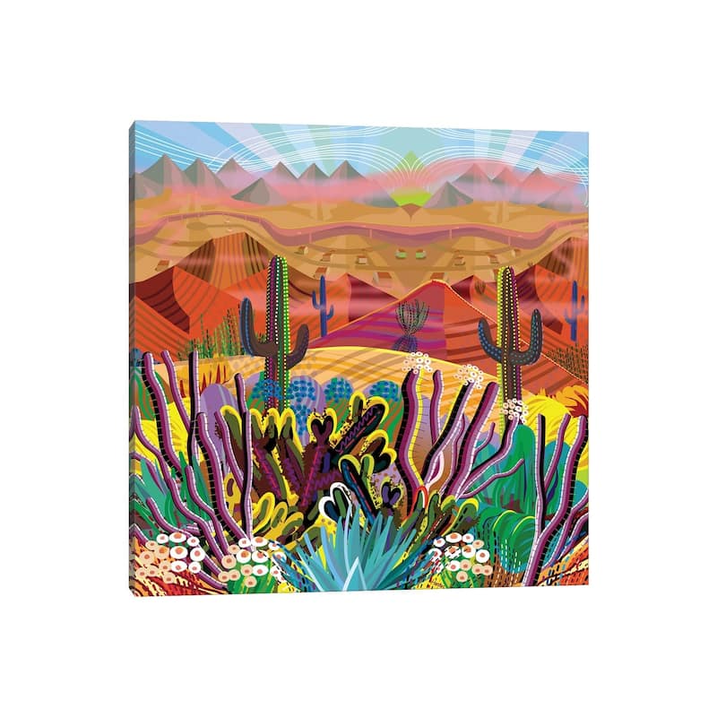 iCanvas "Reaching The Mountain Top" by Charles Harker Canvas Print