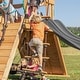 preview thumbnail 10 of 27, Backyard Discovery Endeavor Cedar Wood Swing Set, Slide, Play Deck