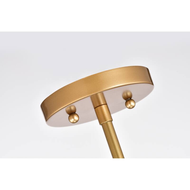 Chandelier Matte Linear Gold 2-Light