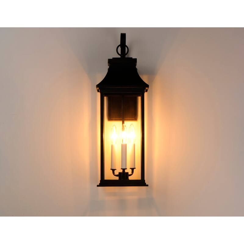 Maxim Vicksburg 3 Light 24" Tall Outdoor Wall Sconce
