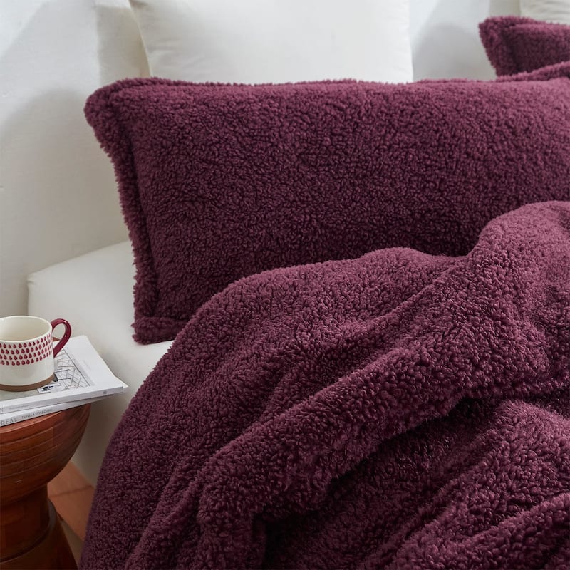 Unfluffin Believable - Coma Inducer® Oversized Comforter Set - Burgundy