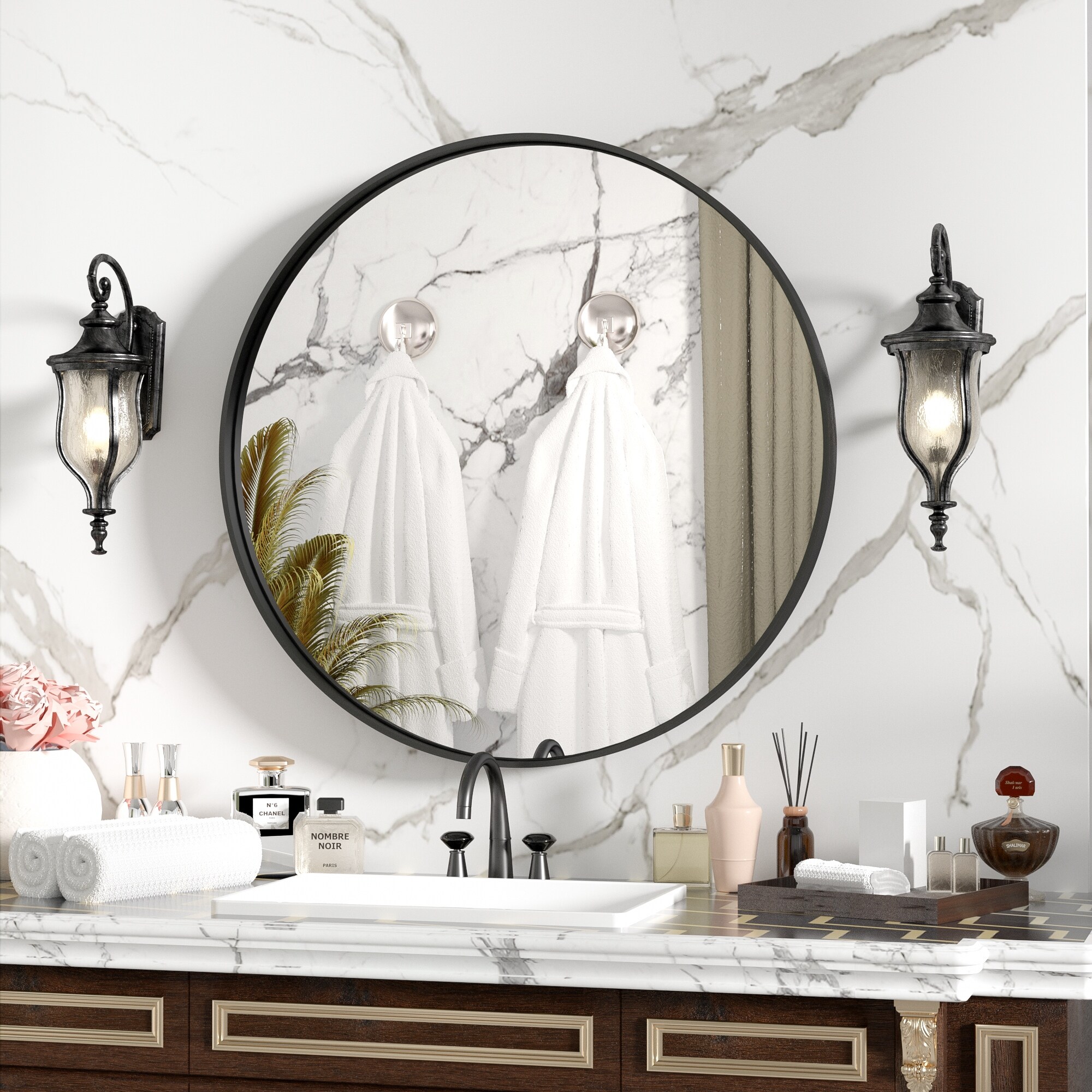 Pendleton Black Framed Wall Mirror - On Sale - Bed Bath & Beyond