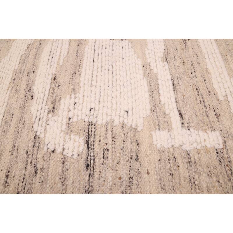 ECARPETGALLERY Hand-knotted Looma Beige, Cream Wool Rug - 8'2 x 10'1