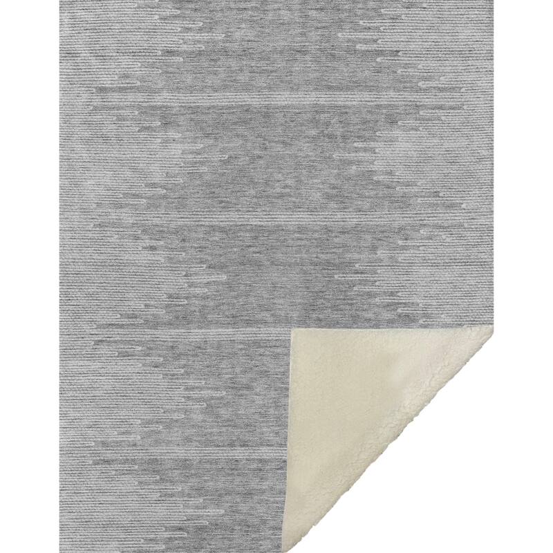 Premium Machine Washable Boho Moroccan Sherpa Throw Blanket