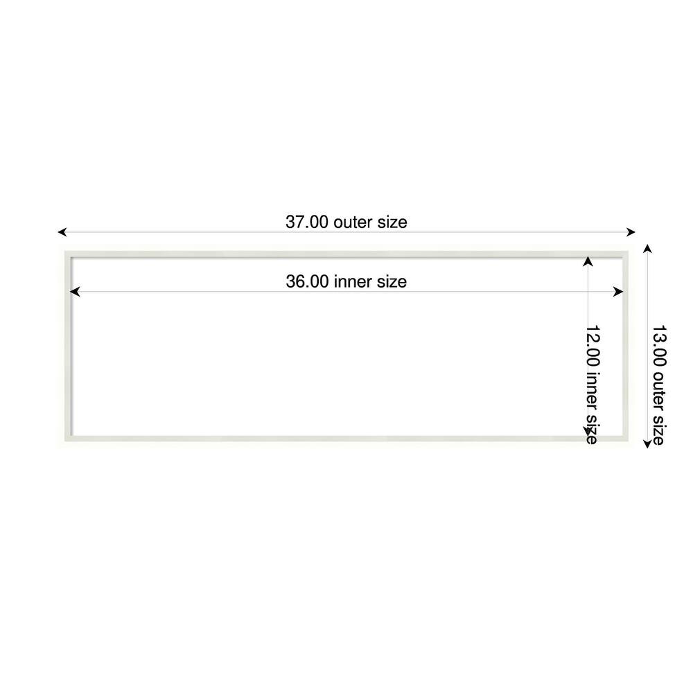 Amanti Art Lucie Black Framed Dry Erase Magnetic Board