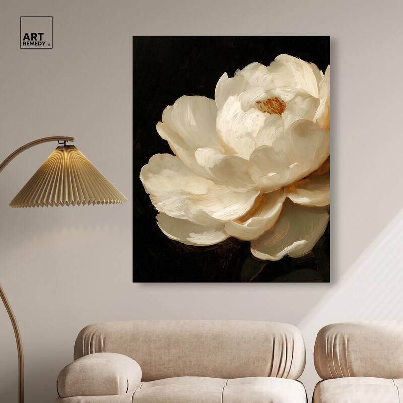Dramatic Bloom Canvas by Art Remedy, Gallery Wrapped