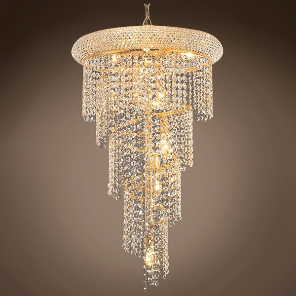 Spiral 8 light chandelier new arrivals