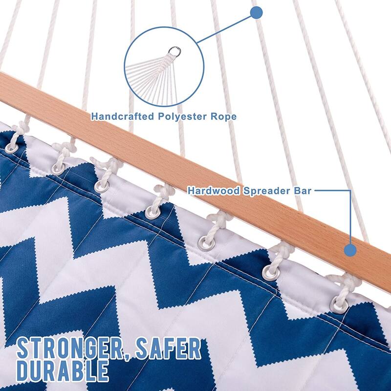 12 FT Double Quilted Fabric Hammock
