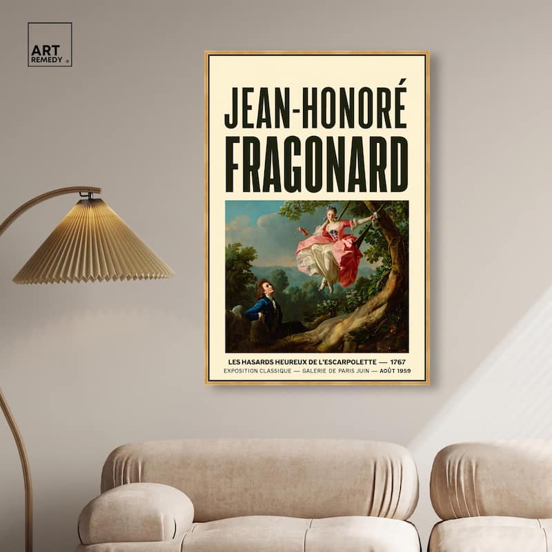Fragonard's Swing Canvas by Art Remedy