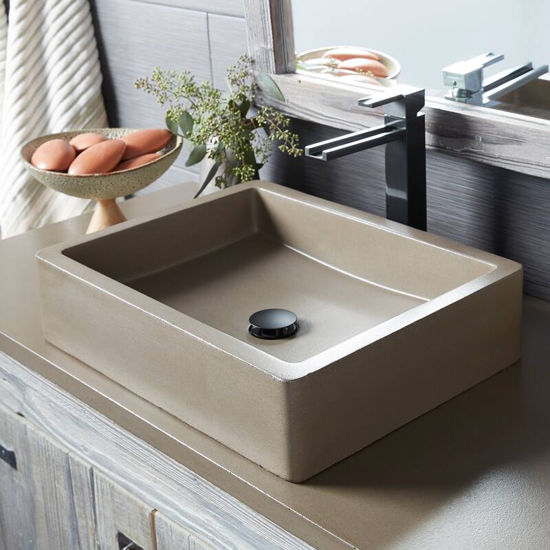 Native Trails Nipomo 19-1/2" Single Basin NativeStone Bathroom Sink
