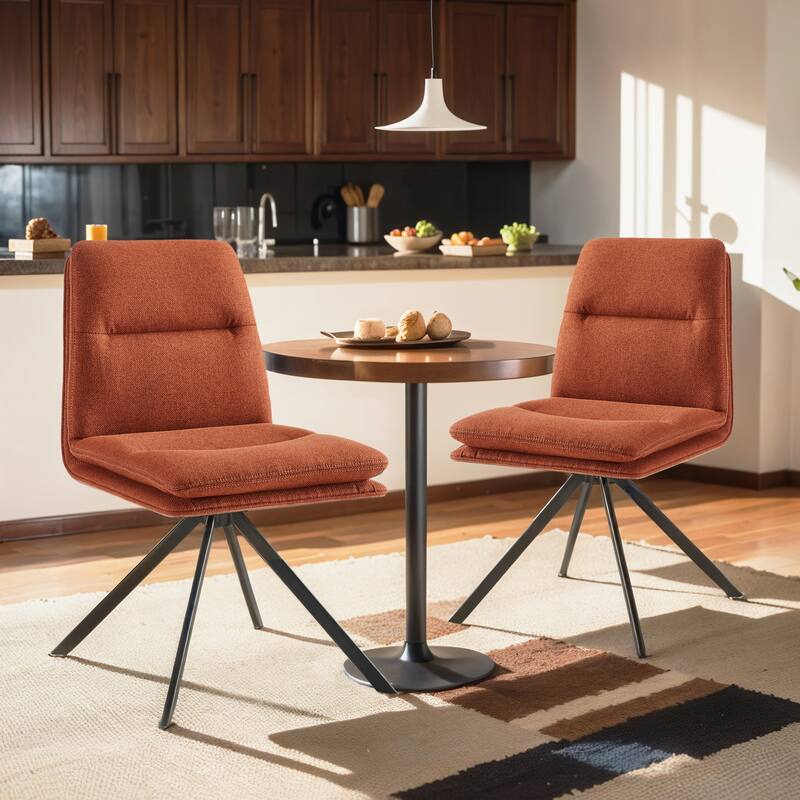 Art Leon Modern Swivel Accent Chair (Set of 2)