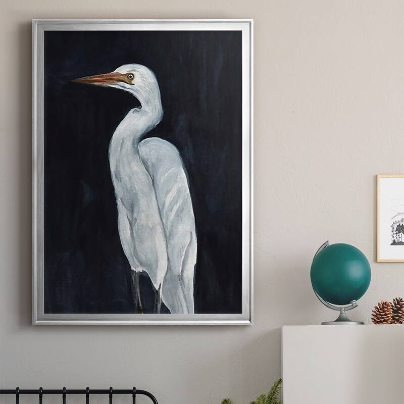 Calm Great Egret I Premium Framed Print - Ready to Hang