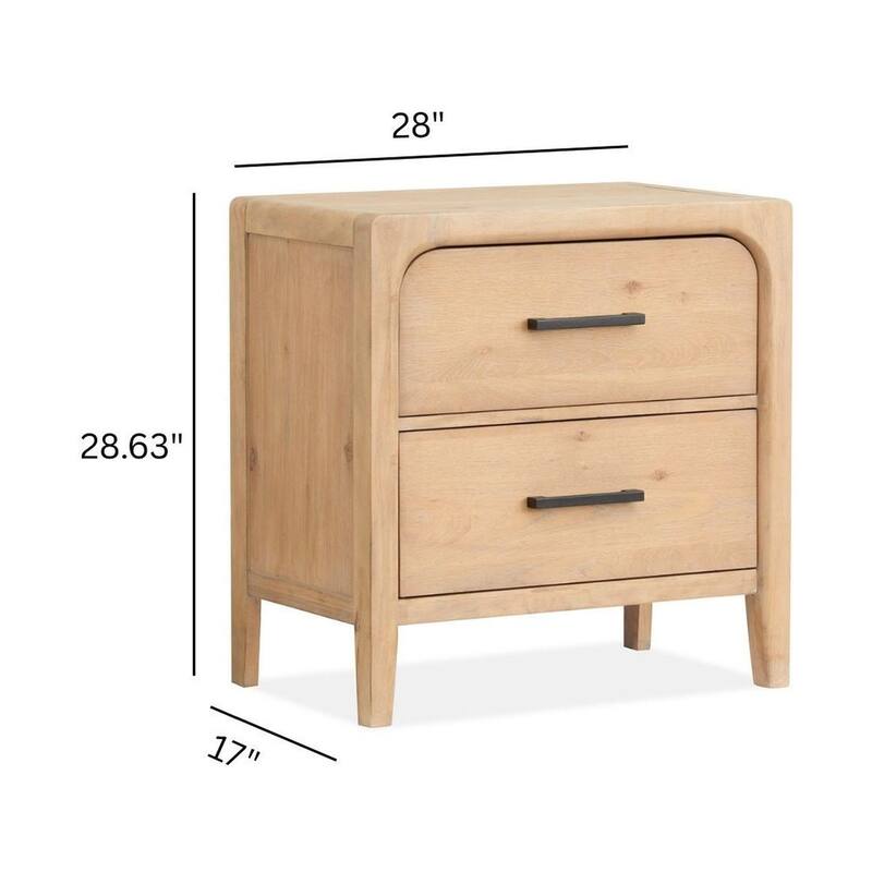 Magnussen Home Somerset Butternut Drawer Nightstand